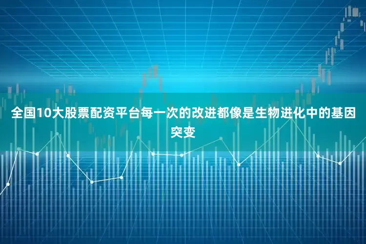 全国10大股票配资平台每一次的改进都像是生物进化中的基因突变